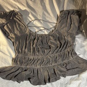 Lucky Brand open back top with ties